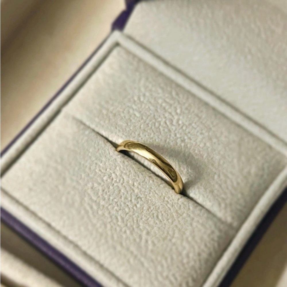 Solid 14k Gold Band Ring